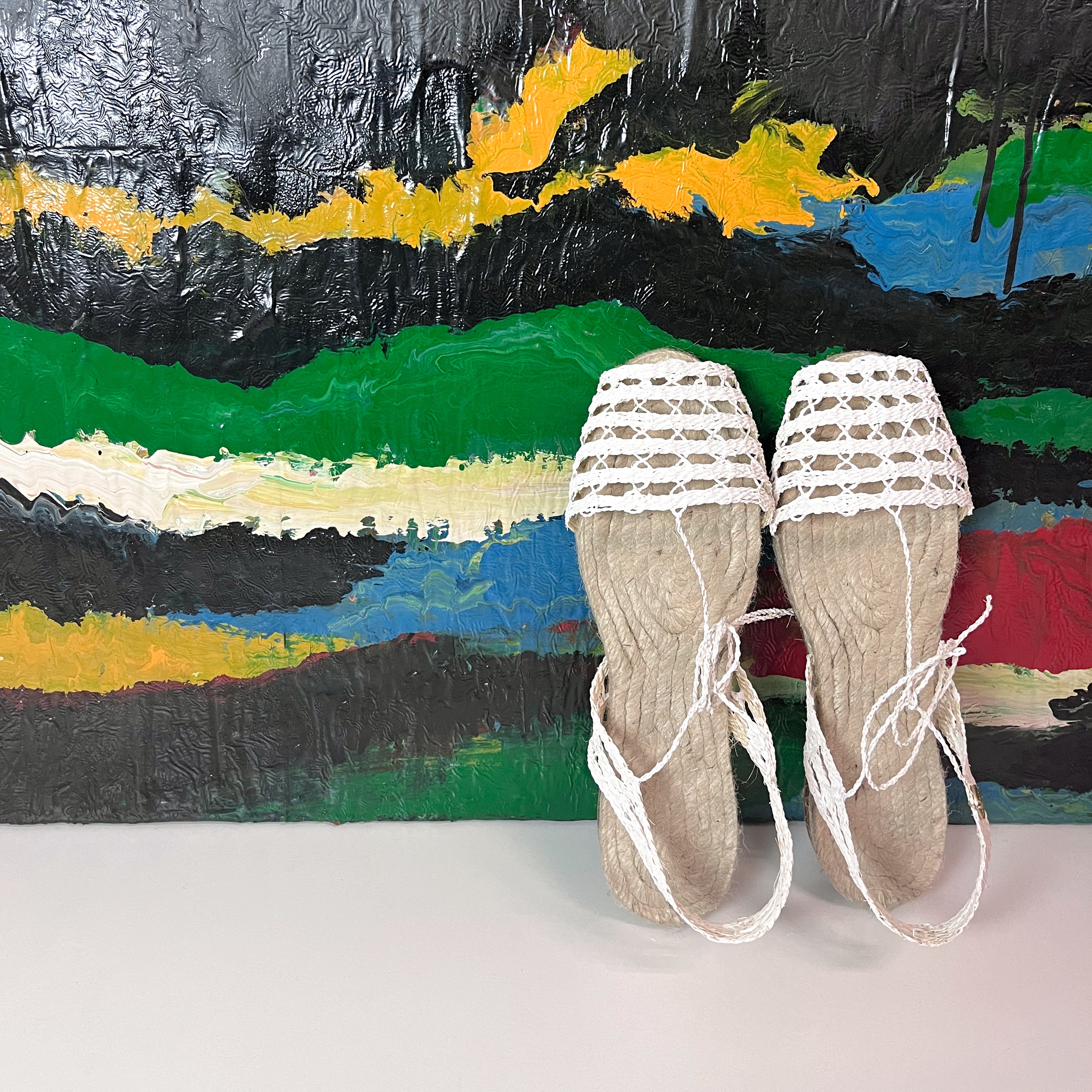 espadrille basic white