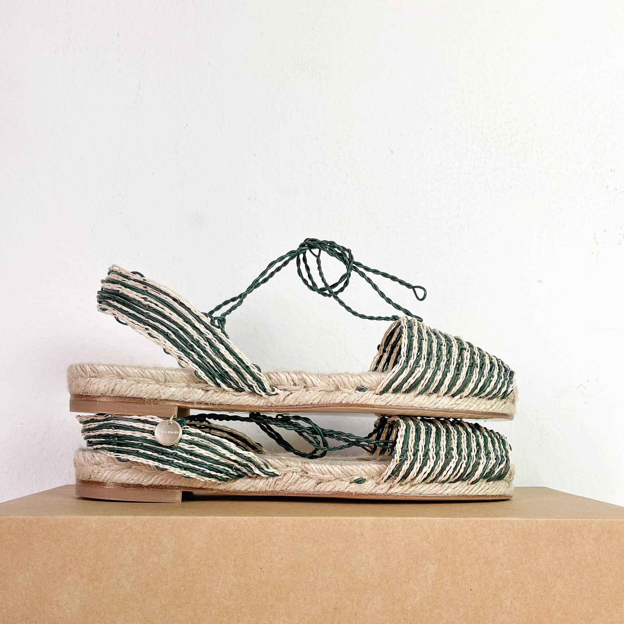 espadrille home dark green